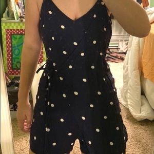 polka dot romper
